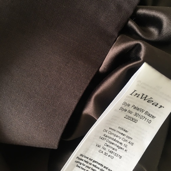 In Wear Chocolate Blazer - Picture 6 of 6